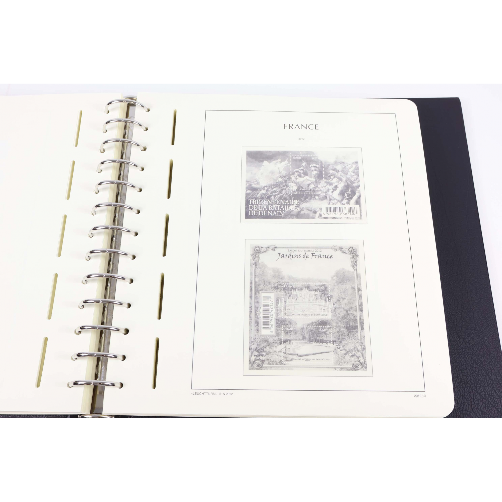 CLASSEUR LEUCHTTURM POUR RANGER COLLECTION DE TIMBRES DE FRANCE DE 2011 À 2013