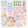 LOT DE TIMBRES POSTE AUTOADHÉSIFS DE FRANCE EN EUROS NEUFS VALEUR FACIALE 211€