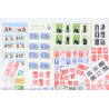LOT DE TIMBRES POSTE AUTOADHÉSIFS DE FRANCE EN EUROS NEUFS VALEUR FACIALE 211€