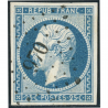 FRANCE N°10 TIMBRE CLASSIQUE OBLITÉRÉ TYPE NAPOLÉON SIGNÉ BRUN