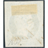 FRANCE N°10 TIMBRE CLASSIQUE OBLITÉRÉ TYPE NAPOLÉON SIGNÉ BRUN