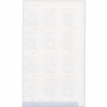 FRANCE FEUILLE AUTOADHÉSIVE 12 TIMBRES DAUMIER N°224 SIGNÉ BRUN COTE 3540€