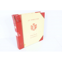 MONACO COLLECTION DE 1954 À 1976 TIMBRES NEUFS ALBUM HISTORIQUE ET GÉOGRAPHIQUE