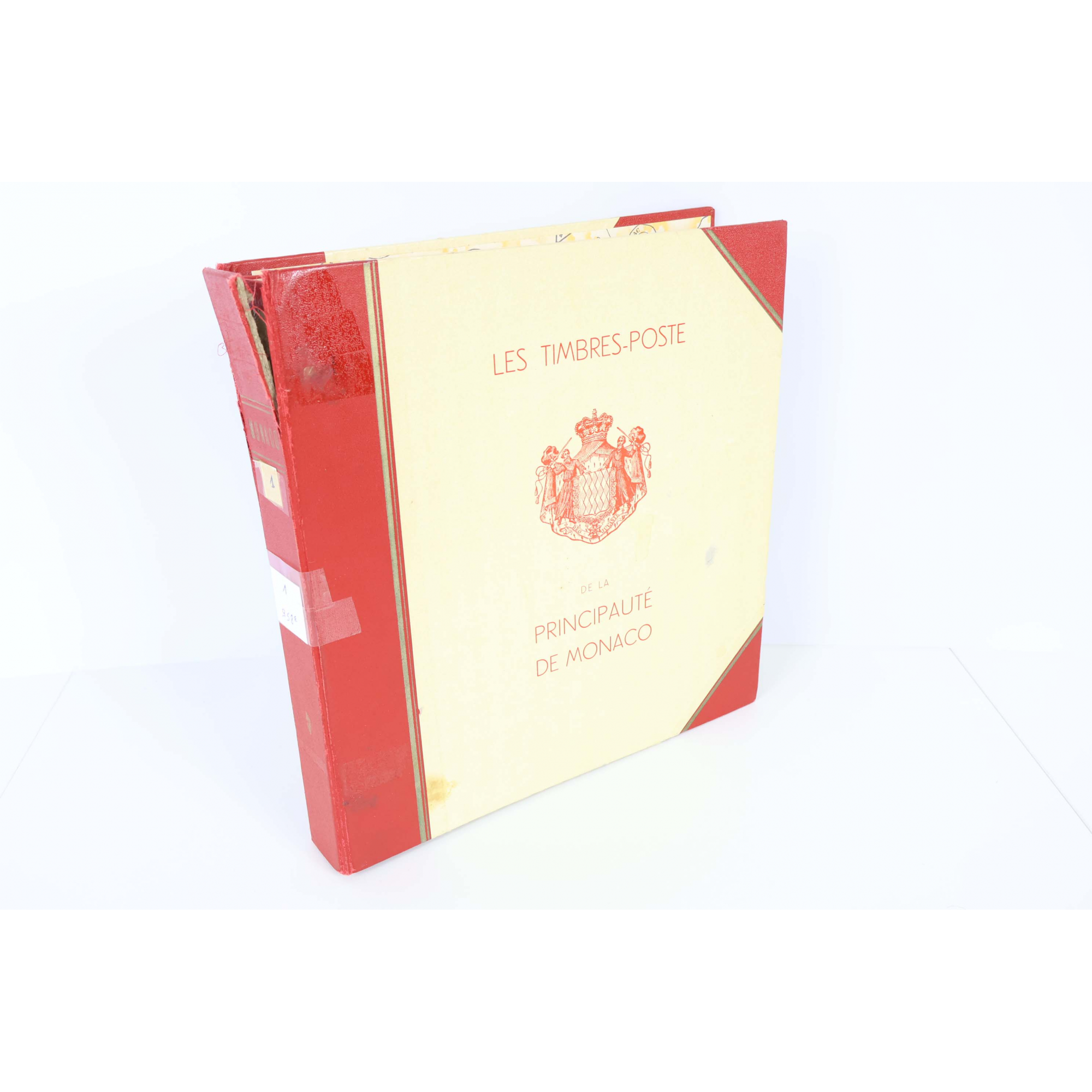 MONACO COLLECTION DE 1954 À 1976 TIMBRES NEUFS ALBUM HISTORIQUE ET GÉOGRAPHIQUE