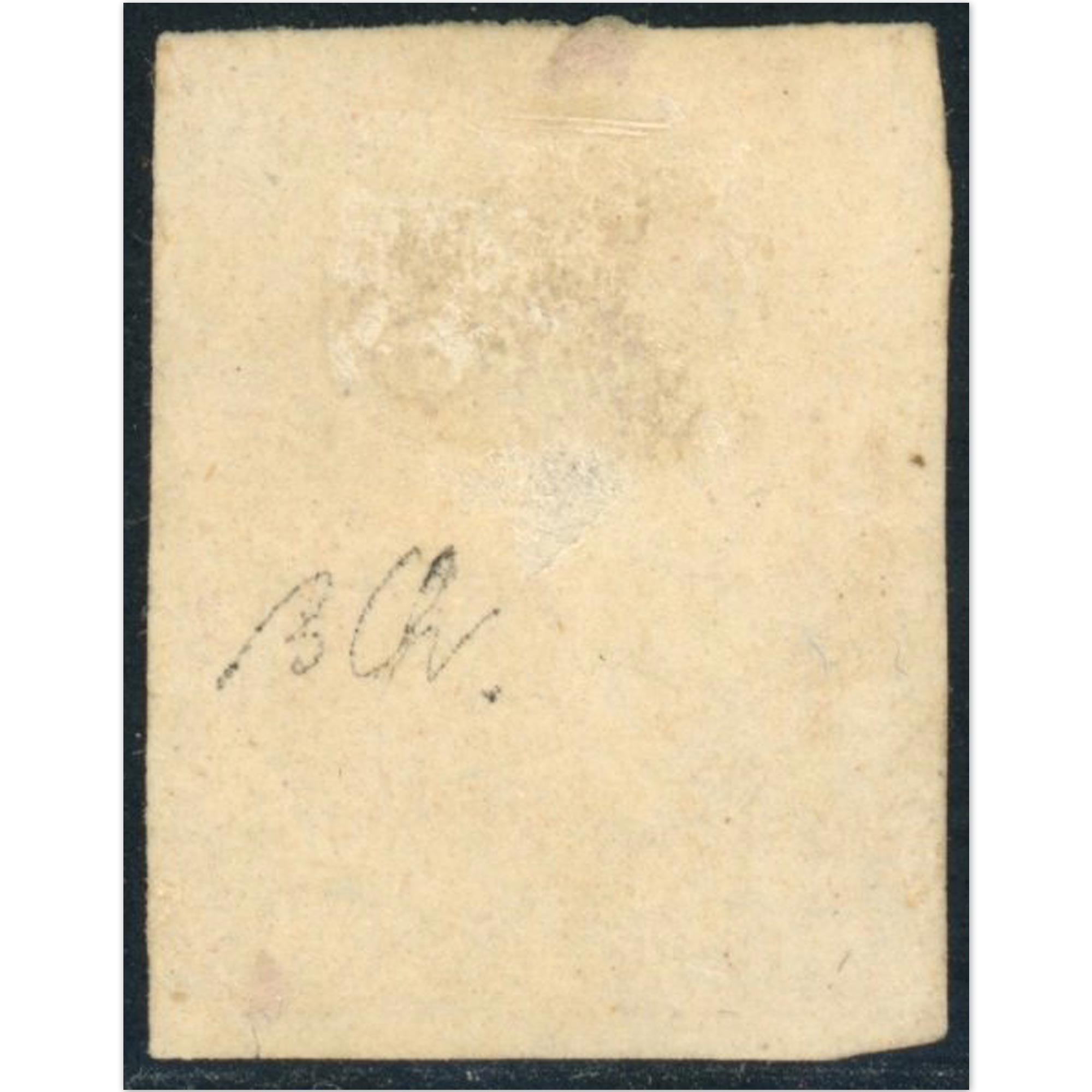FRANCE N°40B TIMBRE CLASSIQUE OBLITÉRÉ EMISSION DE BORDEAUX SIGNÉ BRUN COTE 330€