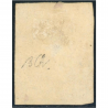 FRANCE N°40B TIMBRE CLASSIQUE OBLITÉRÉ EMISSION DE BORDEAUX SIGNÉ BRUN COTE 330€