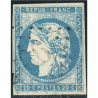 FRANCE N°44A TIMBRE CLASSIQUE OBLITÉRÉ EMISSION DE BORDEAUX SIGNÉ BRUN COTE 900€