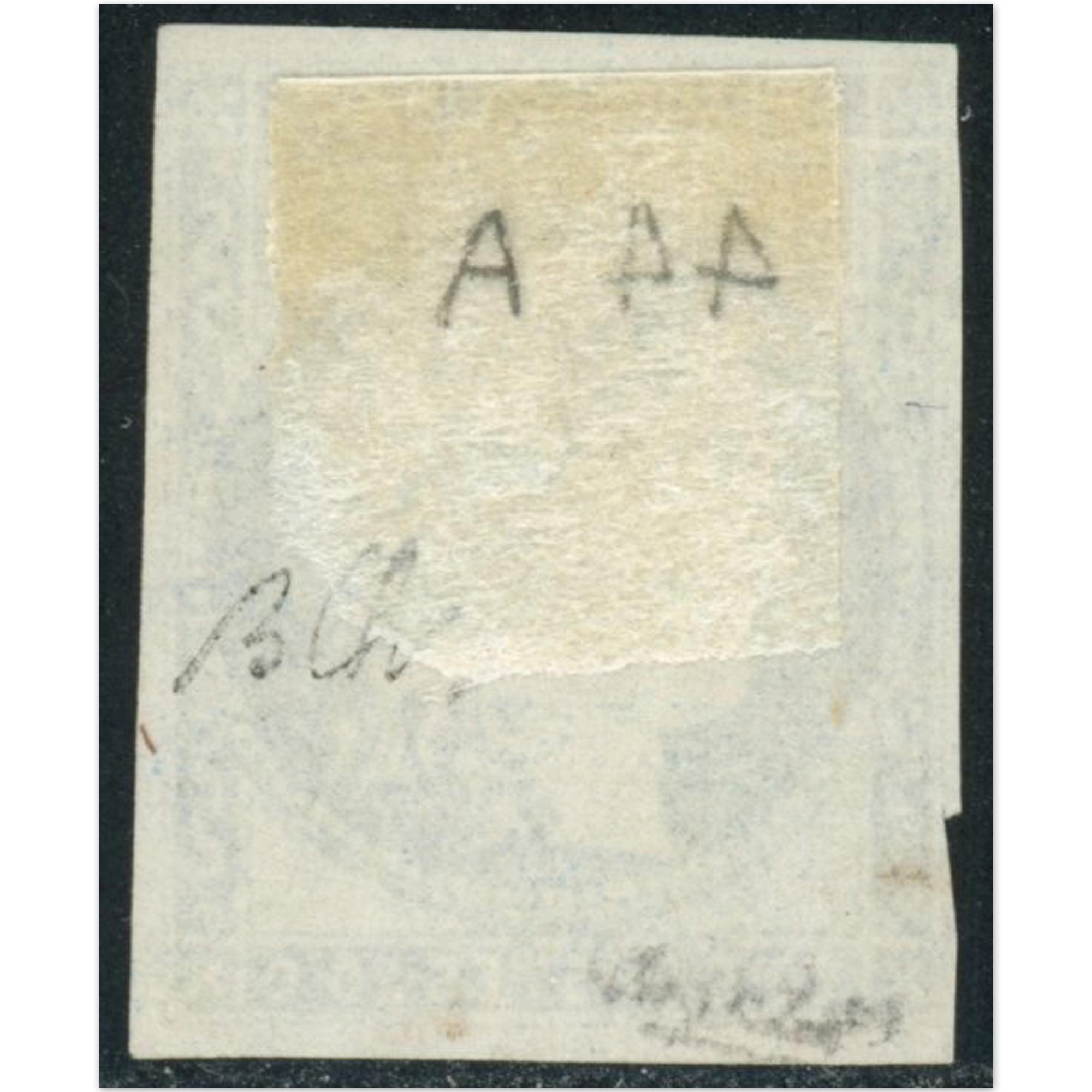 FRANCE N°44A TIMBRE CLASSIQUE OBLITÉRÉ EMISSION DE BORDEAUX SIGNÉ BRUN COTE 900€