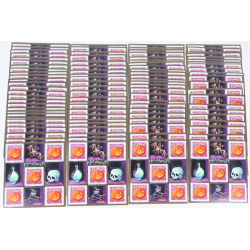 LOT 100 BLOCS N° 40 HALLOWEEN TIMBRES NEUFS** 0.46€ X 5 VALEUR FACIALE 230 EUROS