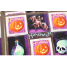 LOT 100 BLOCS N° 40 HALLOWEEN TIMBRES NEUFS** 0.46€ X 5 VALEUR FACIALE 230 EUROS
