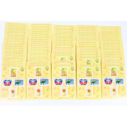 LOT DE 100 BLOCS N°31 REGARDS SUR LA NATURE TIMBRES NEUFS**, VALEUR FACIALE 202€
