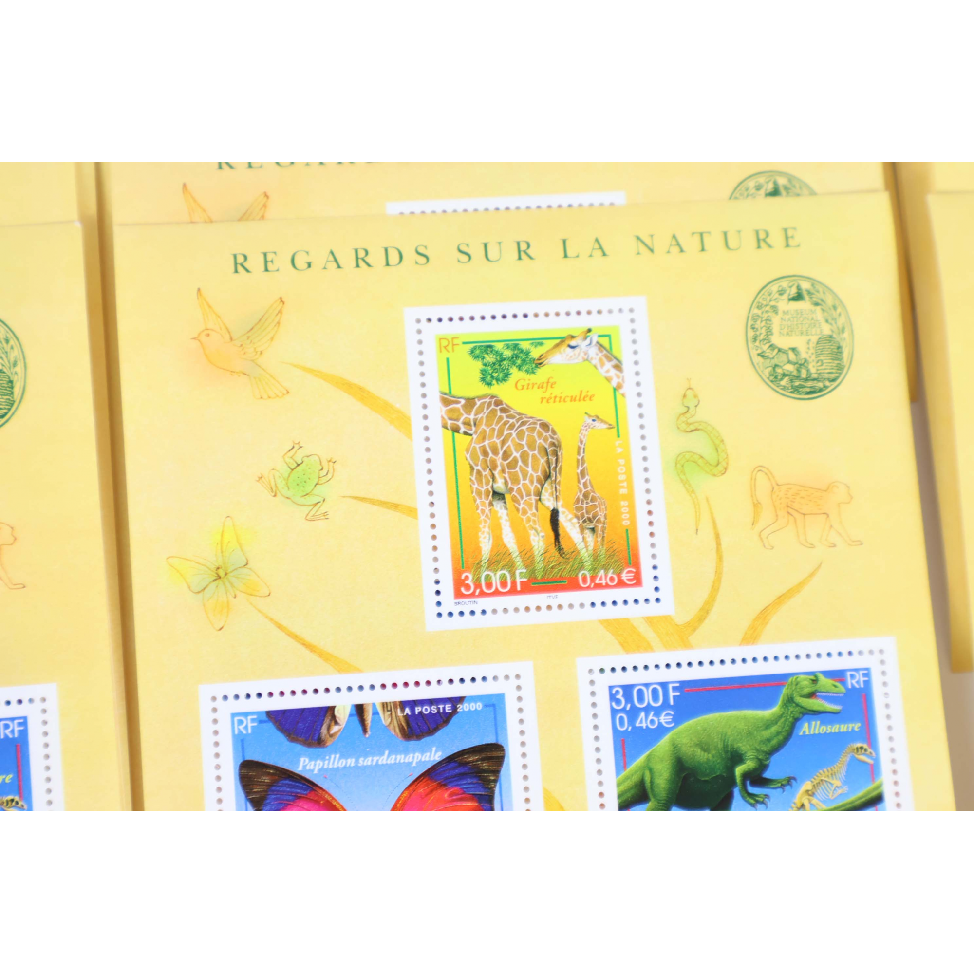 LOT DE 100 BLOCS N°31 REGARDS SUR LA NATURE TIMBRES NEUFS**, VALEUR FACIALE 202€