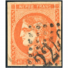 FRANCE N°48 TIMBRE CLASSIQUE OBLITÉRÉ EMISSION DE BORDEAUX SIGNÉ BRUN COTE 160€