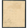 FRANCE N°48 TIMBRE CLASSIQUE OBLITÉRÉ EMISSION DE BORDEAUX SIGNÉ BRUN COTE 160€