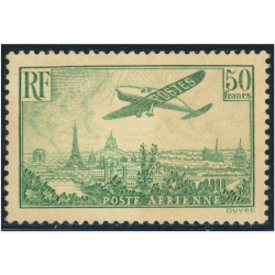 FRANCE POSTE AÉRIENNE N°14 TIMBRE REGOMMÉ CONSIDÉRÉ SANS GOMME ANNÉE 1936