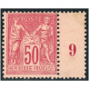 FRANCE N°98 TIMBRE CLASSIQUE NEUF TYPE SAGE SIGNÉ BRUN COTE 285€ AVEC BDF