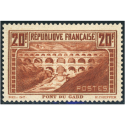 FRANCE N°262 PONT DU GARD NEUF** ANNÉE 1930 SIGNÉ BRUN COTE 550€ QUALITÉ LUXE