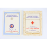 FRANCE CARNETS CROIX-ROUGE DE 1953 ET 1954 TIMBRES NEUFS** COTE 340€
