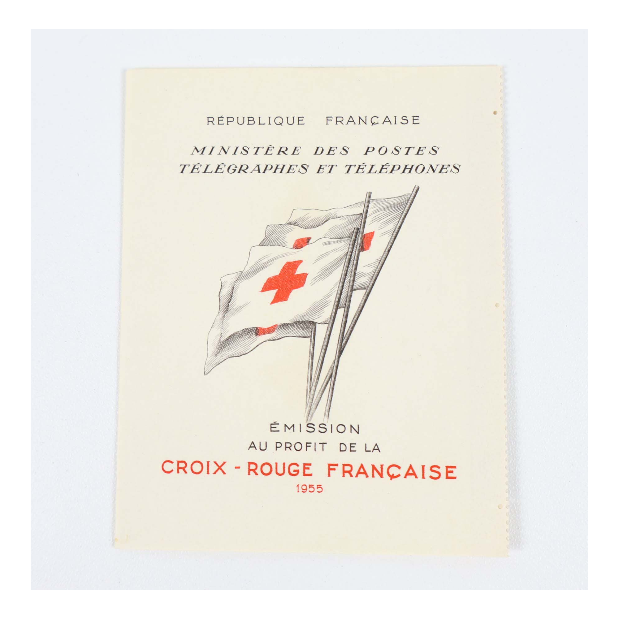 FRANCE CARNET CROIX-ROUGE N°2004 DE 1955 TIMBRES NEUFS** COTE 450€ BELLE QUALITÉ