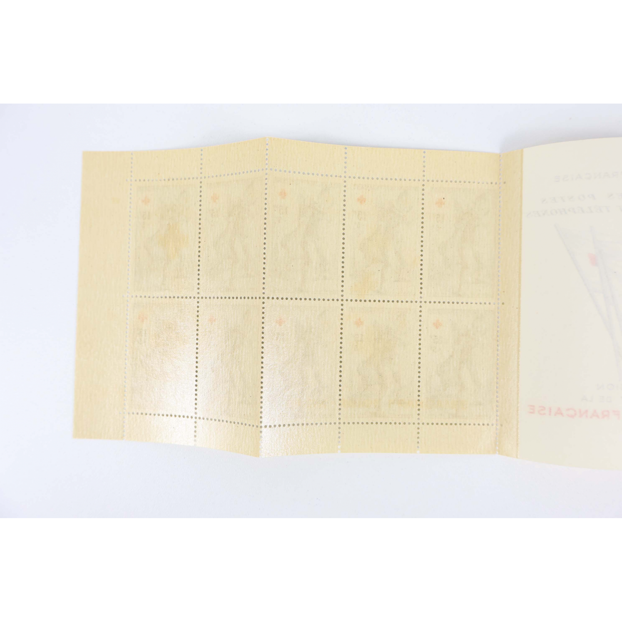 FRANCE CARNET CROIX-ROUGE N°2004 DE 1955 TIMBRES NEUFS** COTE 450€ BELLE QUALITÉ