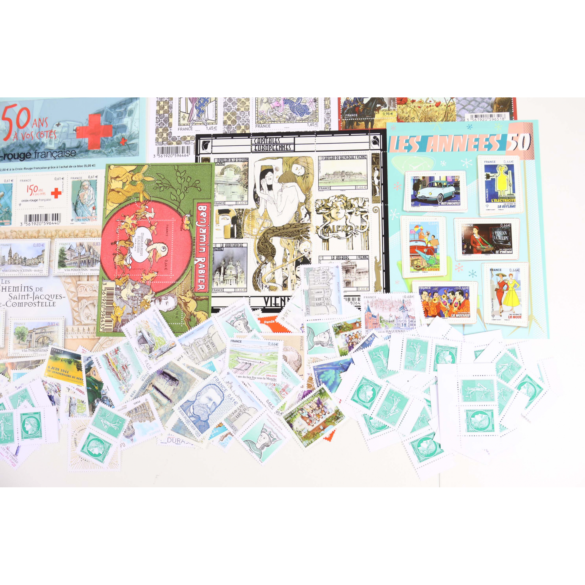 FRANCE COLLECTION TIMBRES ET BLOCS-FEUILLET NEUFS** DE 2014 VALEUR FACIALE 210€