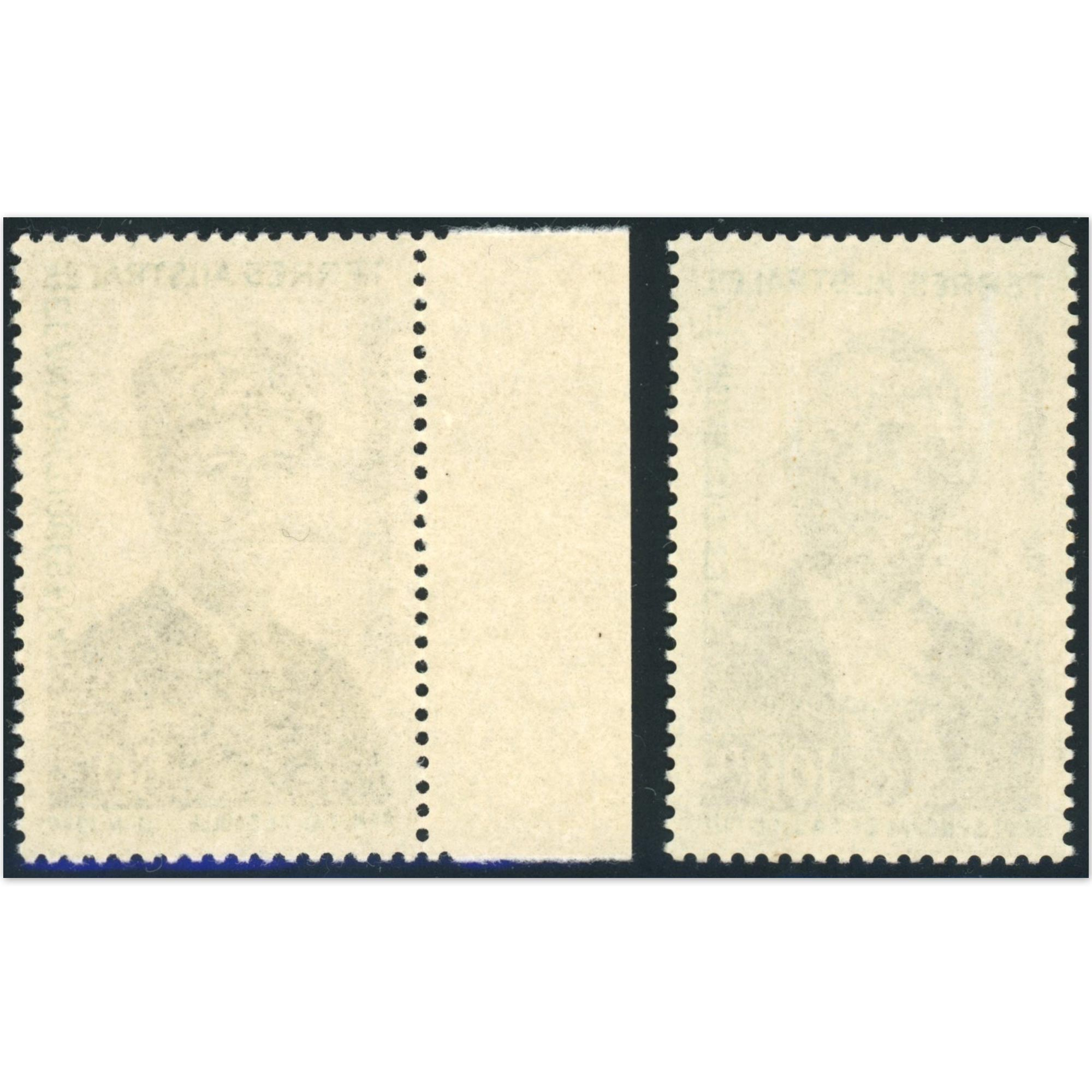 TAAF SÉRIE COMPLÈTE DE GAULLE N°46 ET 47 TIMBRES NEUFS ANNÉE 1972 COTE 75€