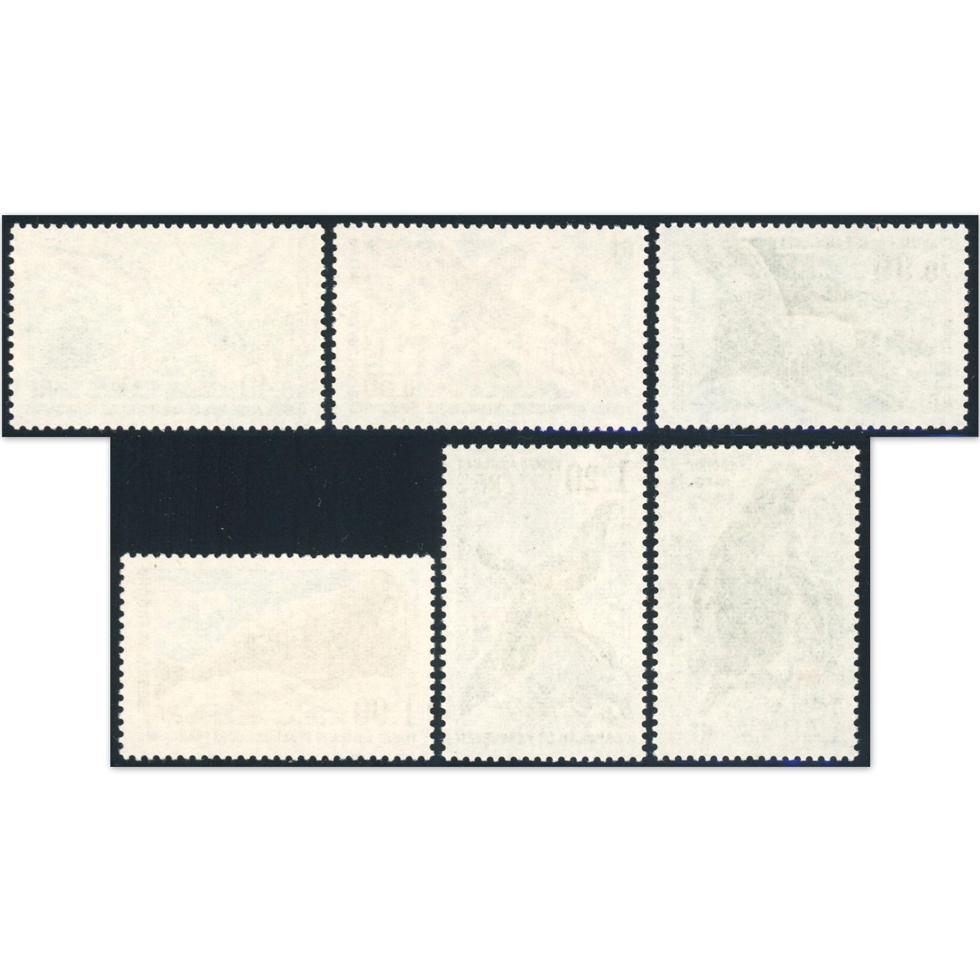 TAAF SÉRIE COMPLÈTE FAUNE N°55 À 60 TIMBRES NEUFS ANNÉE 1976 COTE 83€