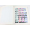 STOCK DE MONACO DE 1987 À 1990 TIMBRES NEUFS EN BLOC DE 4/6/8 COTE ÉLEVÉE