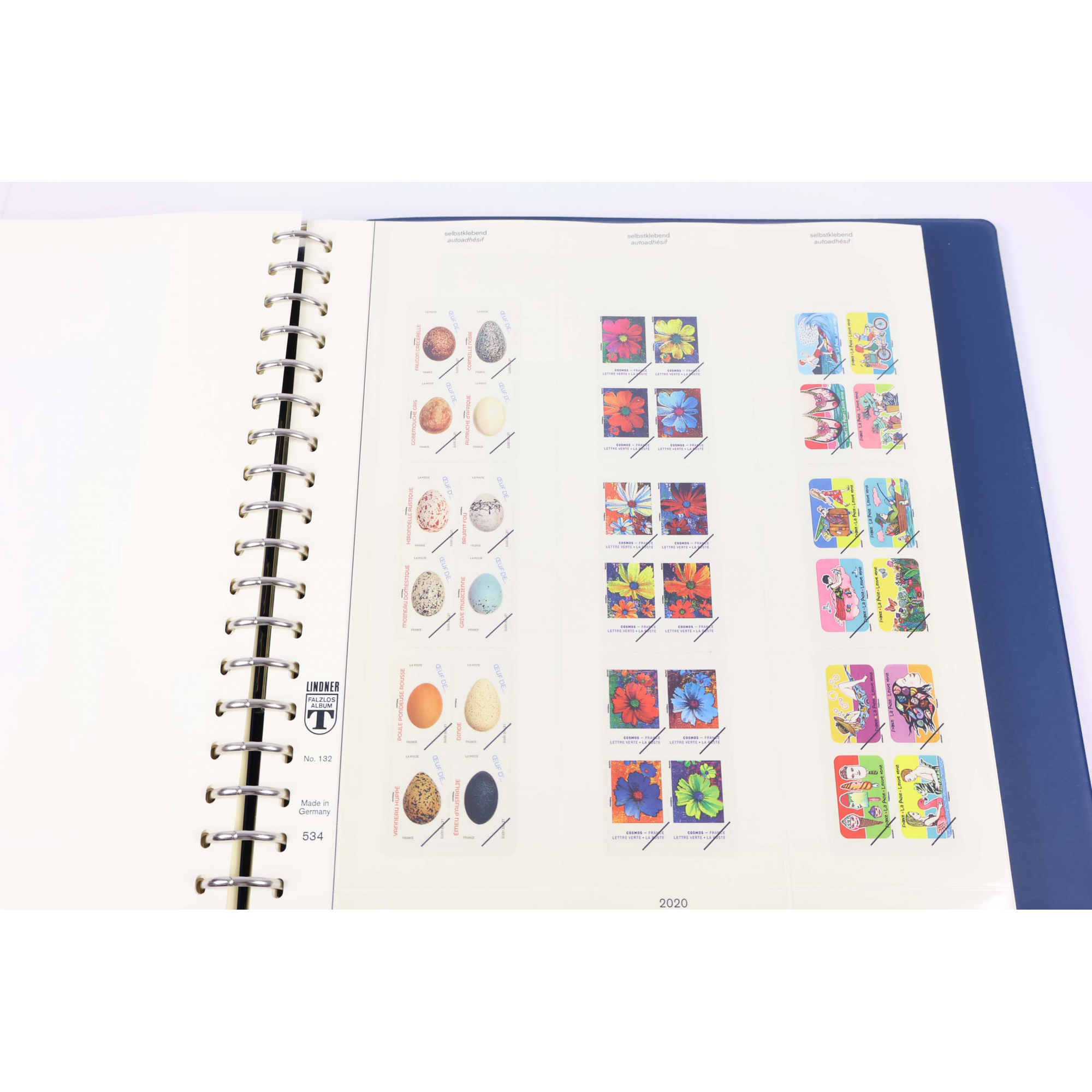 CLASSEUR HAUT DE GAMME LINDNER POUR RANGER LES TIMBRES DE FRANCE DE 2019 ET 2020