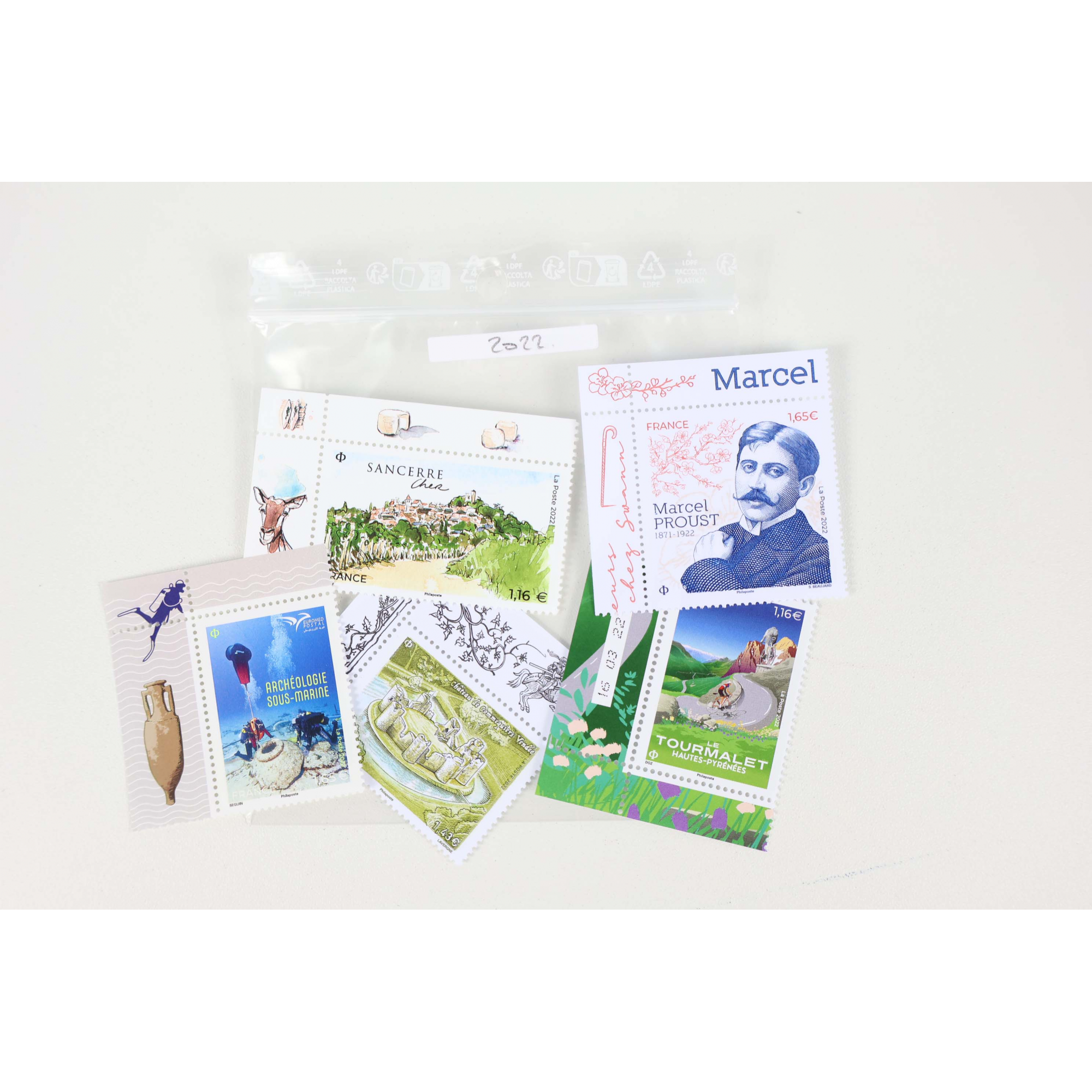 FRANCE LOT DE TIMBRES-POSTES NEUFS** DE 2022 À 2025 FACIALE 271€