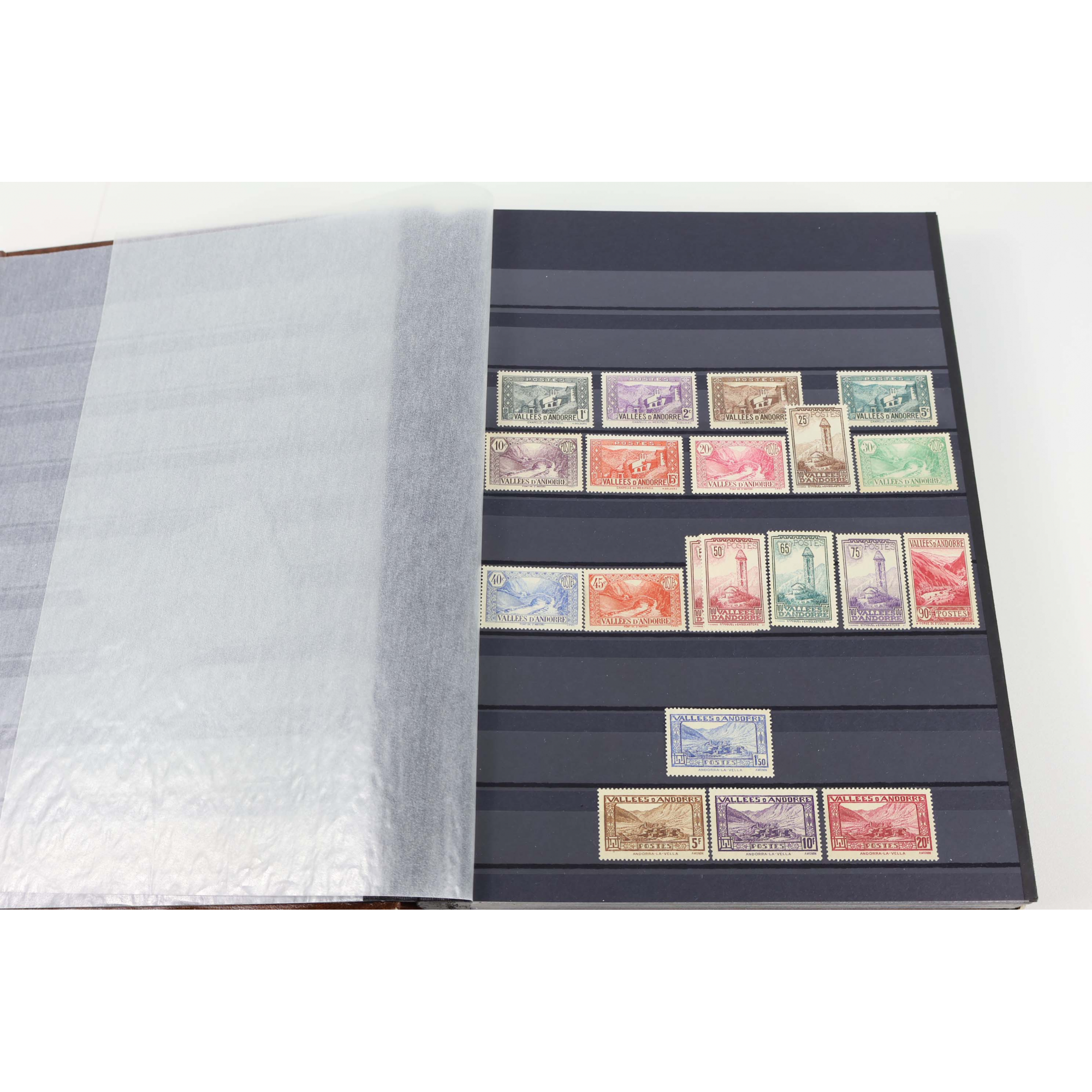 ANDORRE FR ET ESP COLLECTION JUSQU'EN 2016 TIMBRES NEUFS** BELLE FACIALE / COTE
