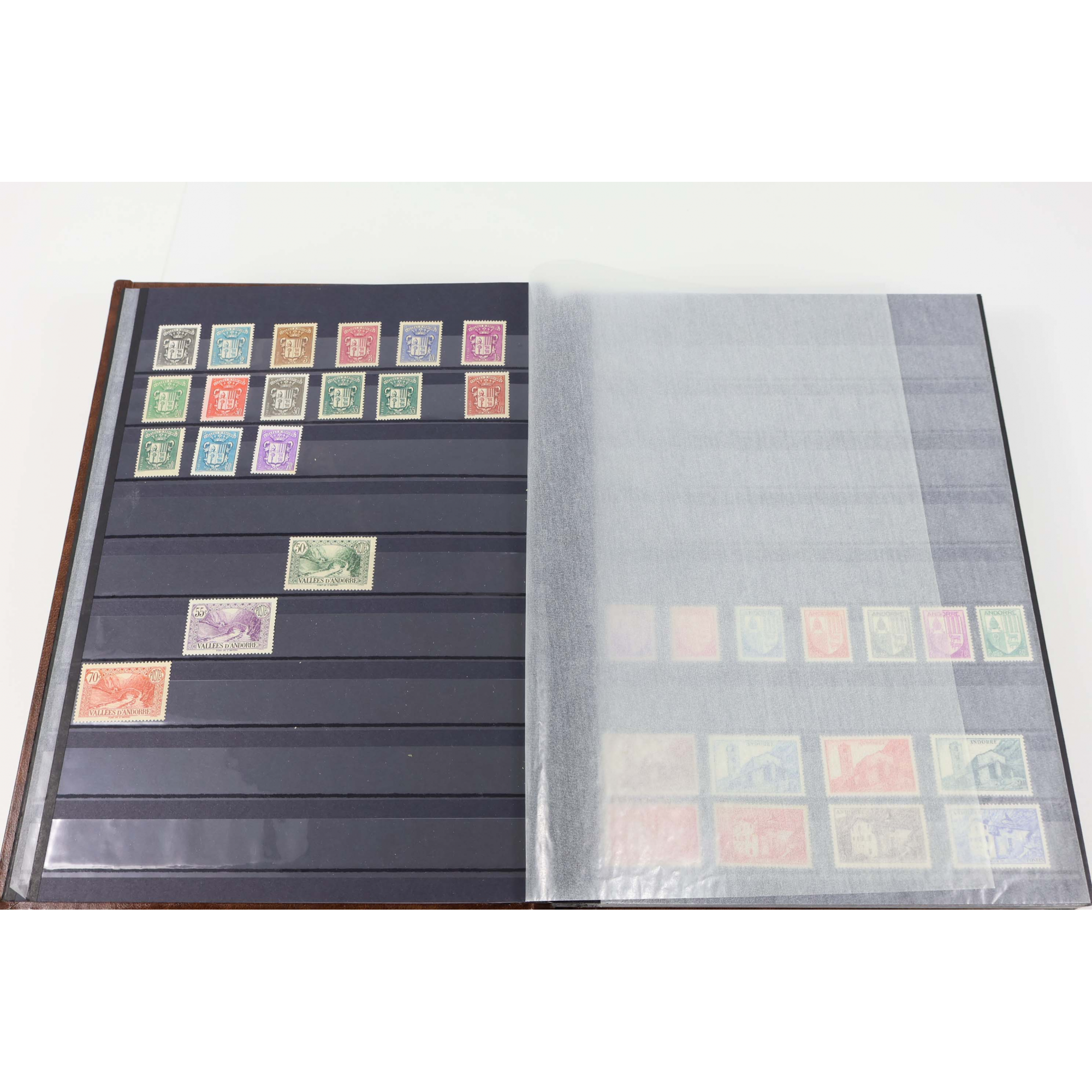 ANDORRE FR ET ESP COLLECTION JUSQU'EN 2016 TIMBRES NEUFS** BELLE FACIALE / COTE