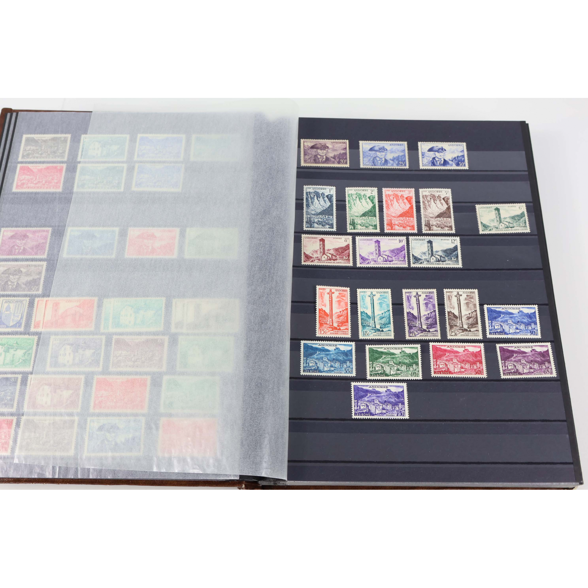 ANDORRE FR ET ESP COLLECTION JUSQU'EN 2016 TIMBRES NEUFS** BELLE FACIALE / COTE