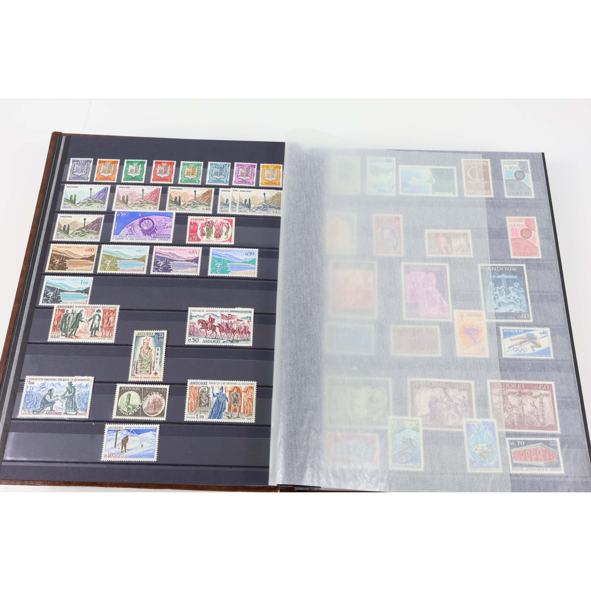 ANDORRE FR ET ESP COLLECTION JUSQU'EN 2016 TIMBRES NEUFS** BELLE FACIALE / COTE