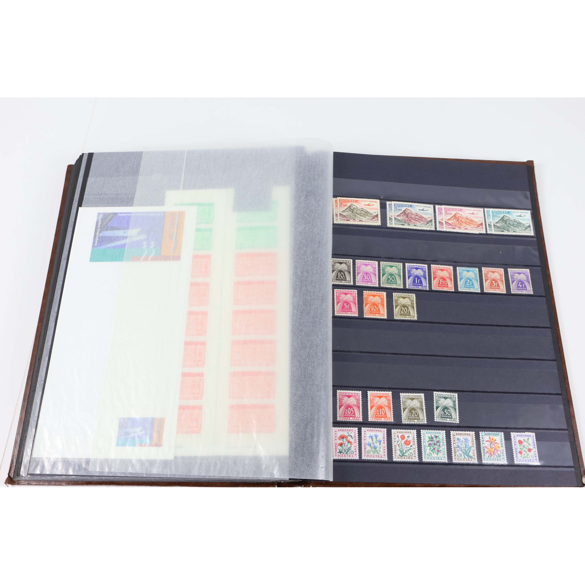 ANDORRE FR ET ESP COLLECTION JUSQU'EN 2016 TIMBRES NEUFS** BELLE FACIALE / COTE