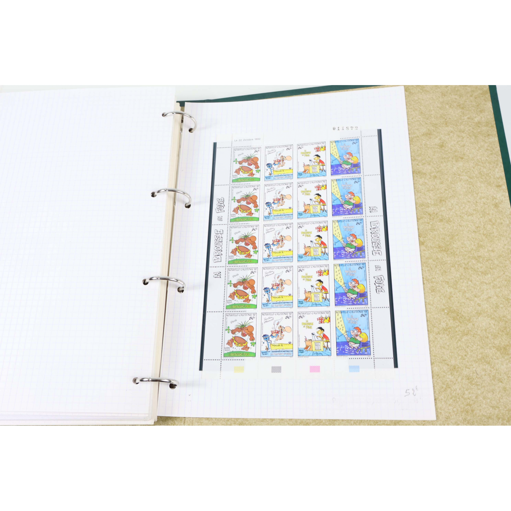 NOUVELLE CALÉDONIE COLLECTION DE TIMBRES NEUFS** JUSQU'EN 1993 AVEC CLASSEUR