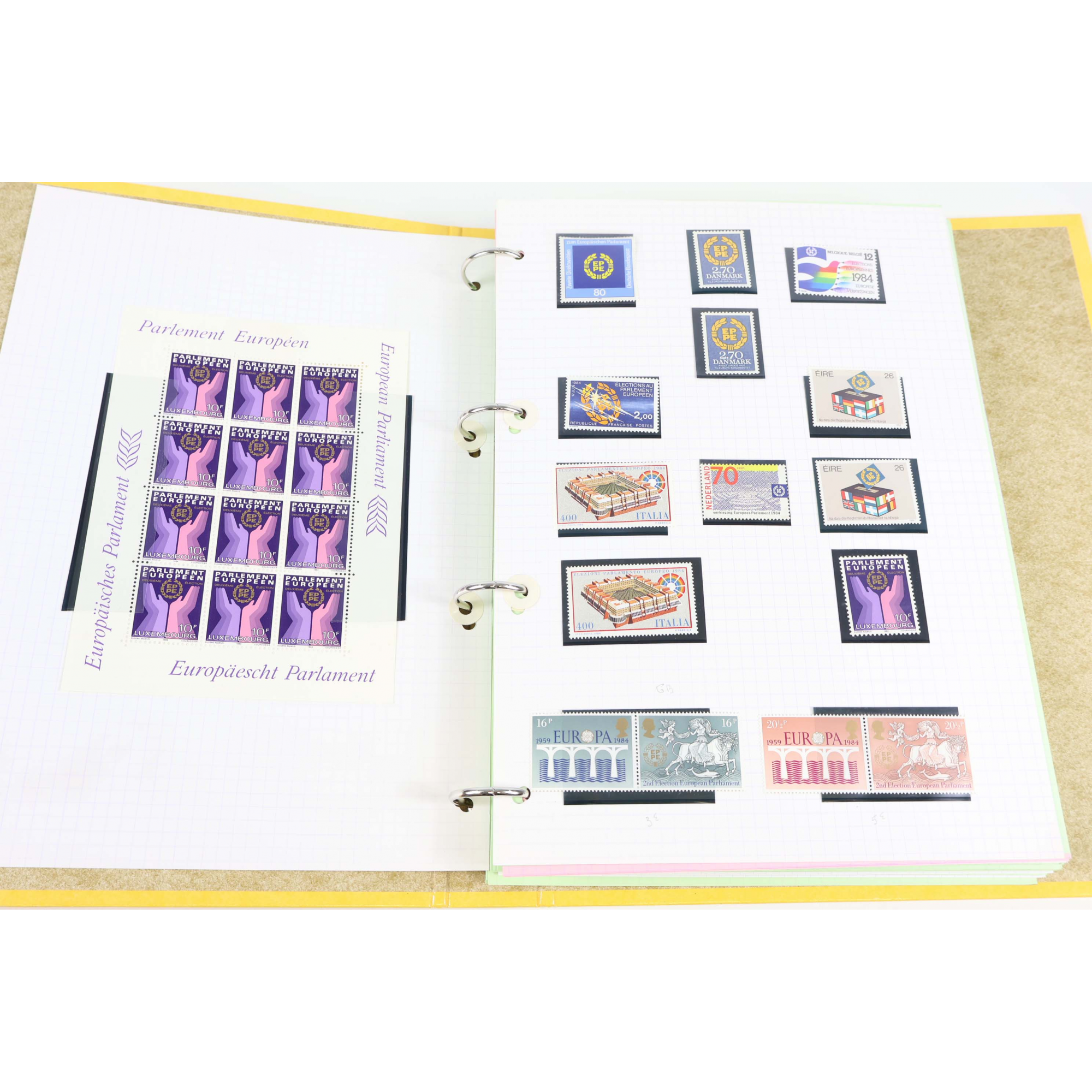 EUROPA COLLECTION DE TIMBRES / FEUILLES / BLOCS NEUFS** COTE SUPÉRIEURE À 2400€