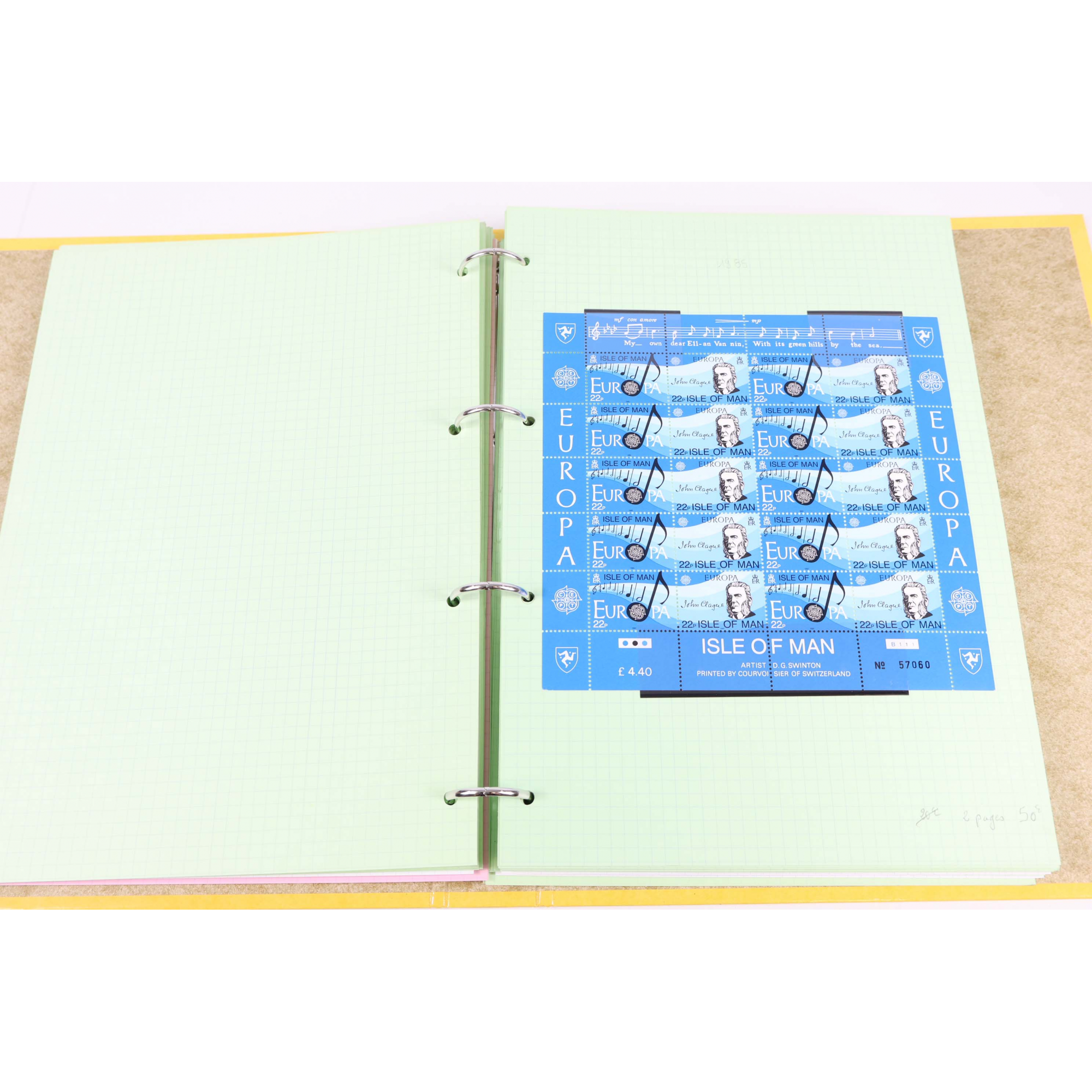 EUROPA COLLECTION DE TIMBRES / FEUILLES / BLOCS NEUFS** COTE SUPÉRIEURE À 2400€