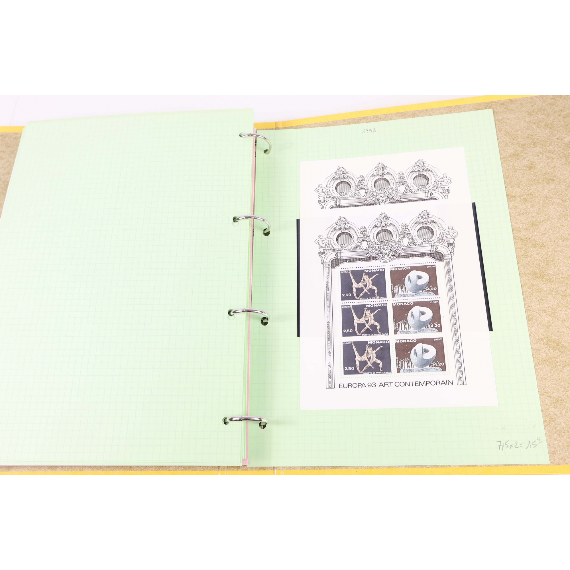 EUROPA COLLECTION DE TIMBRES / FEUILLES / BLOCS NEUFS** COTE SUPÉRIEURE À 2400€