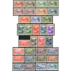 ANDORRE FRANÇAIS N°61 À 92 SÉRIE COMPLÈTE PAYSAGES TIMBRES NEUFS** COTE 670€