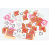 LOT 50 TIMBRES A VALIDITÉS PERMANENTES, LETTRES 50g FRANCE VP COEURS/MARIANNES