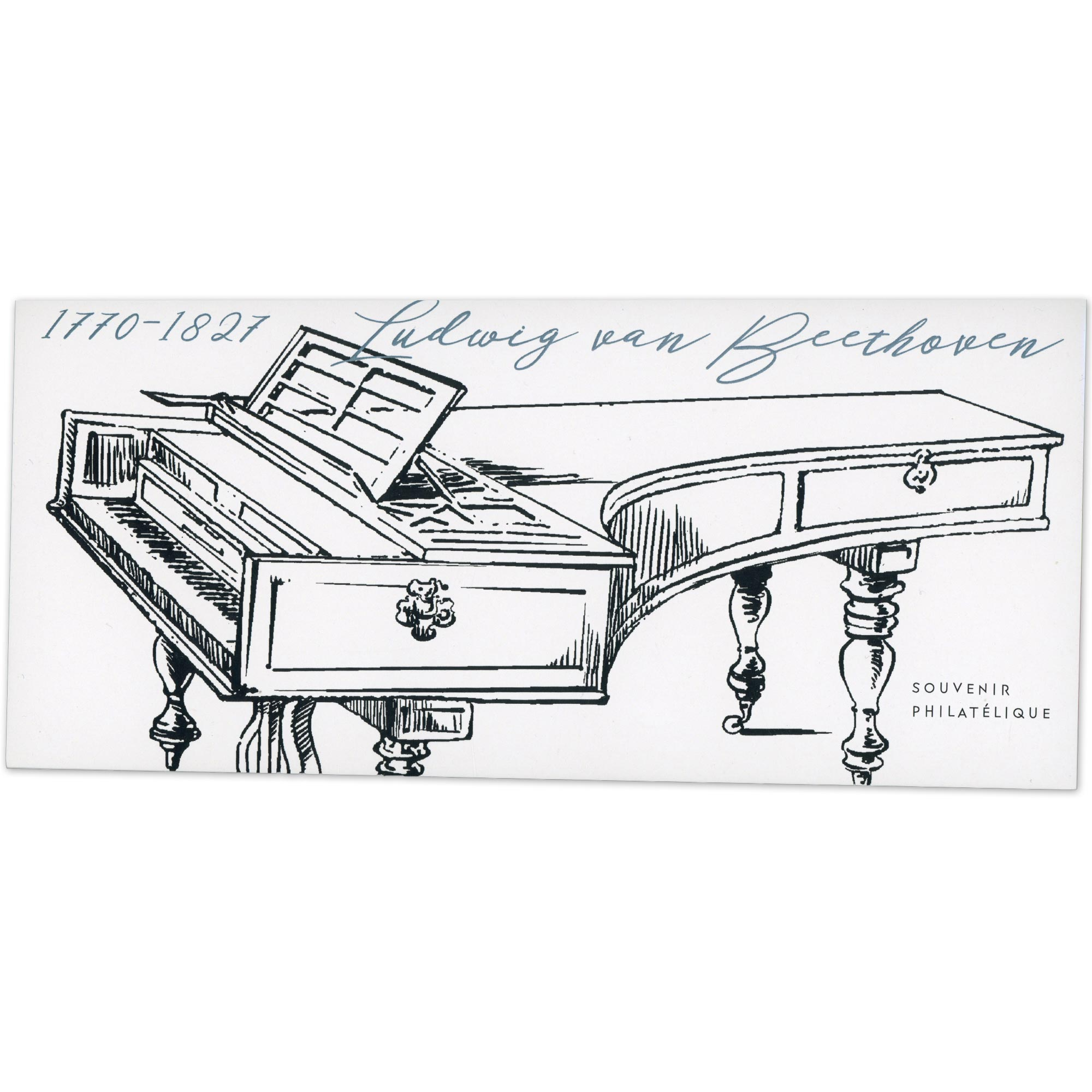 FRANCE, BLOC SOUVENIR N° 170, ANNIVERSAIRE NAISSANCE BEETHOVEN ANNÉE 2020 NEUF**