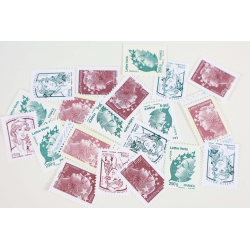 FRANCE LOT DE 20 TIMBRES A VALIDITÉS PERMANENTES POUR LETTRES 250G, VP MARIANNES