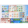 FRANCE LOT DE BLOCS-FEUILLETS ET TIMBRES EN EUROS COLLECTION/COURRIER VF 200€