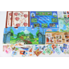 FRANCE LOT DE BLOCS-FEUILLETS ET TIMBRES EN EUROS COLLECTION/COURRIER VF 200€