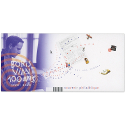 FRANCE, BLOC SOUVENIR N° 165, BORIS VIAN ANNÉE 2020 NEUF**