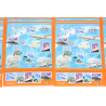 LOT 100 BLOCS N° 47 LE SIÈCLE AU FIL DU TIMBRE V, NEUFS** 0.46€ X 10 VF 460€