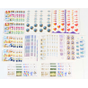 FRANCE LOT DE CARNETS EN FRANCS POUR COLLECTION OU COURRIER VALEUR FACIALE 1244F