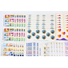 FRANCE LOT DE CARNETS EN FRANCS POUR COLLECTION OU COURRIER VALEUR FACIALE 1244F