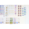 FRANCE LOT DE CARNETS EN FRANCS POUR COLLECTION OU COURRIER VALEUR FACIALE 1244F